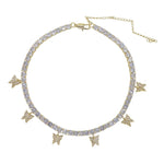 Icy Butterfly Choker | Gold