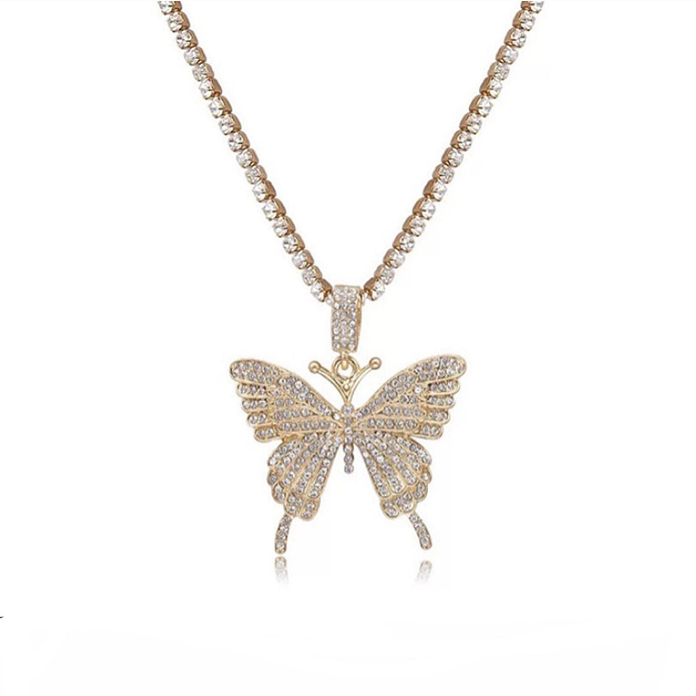 Icy Butterfly Necklace II