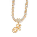 MBC Lovely Initial Cuban Link | Gold