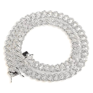 Silver Cuban Link Choker