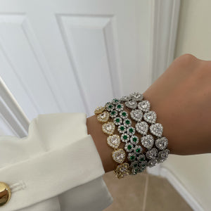 
            
                Load image into Gallery viewer, Flower Bomb Tennis Bracelet
            
        
