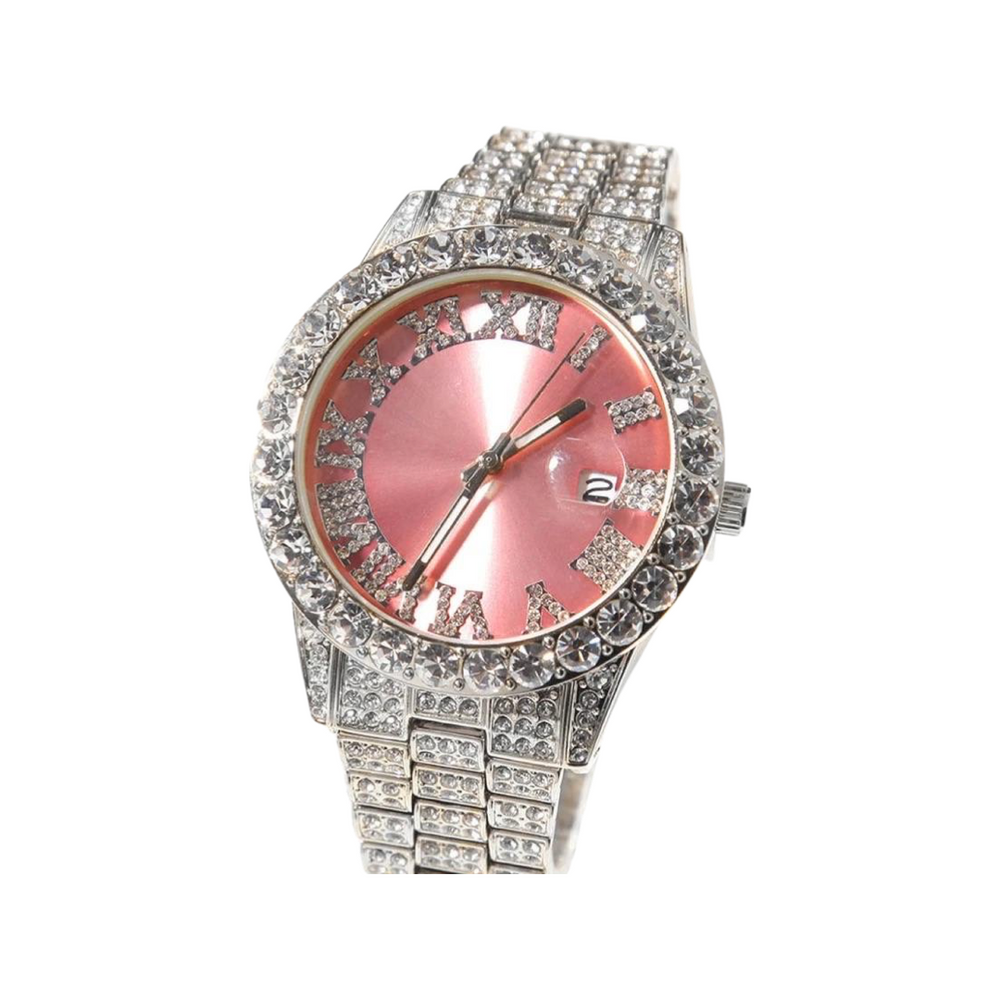 
            
                Load image into Gallery viewer, Pink Classic Diamond Watch
            
        