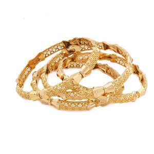 Royal Gold Ava Bangle