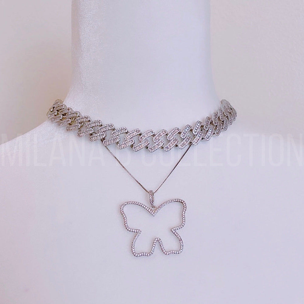 Butterfly Frame Necklace