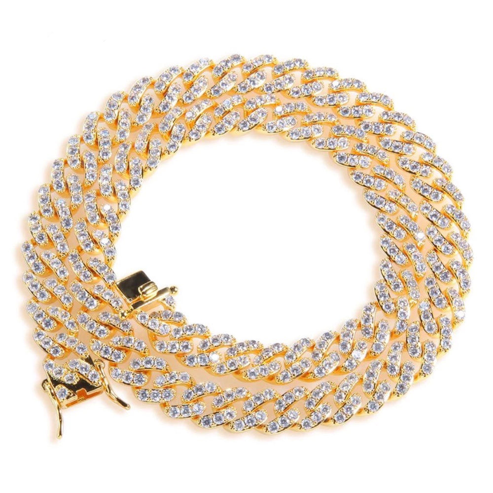 
            
                Load image into Gallery viewer, Gold Cuban Link Choker
            
        