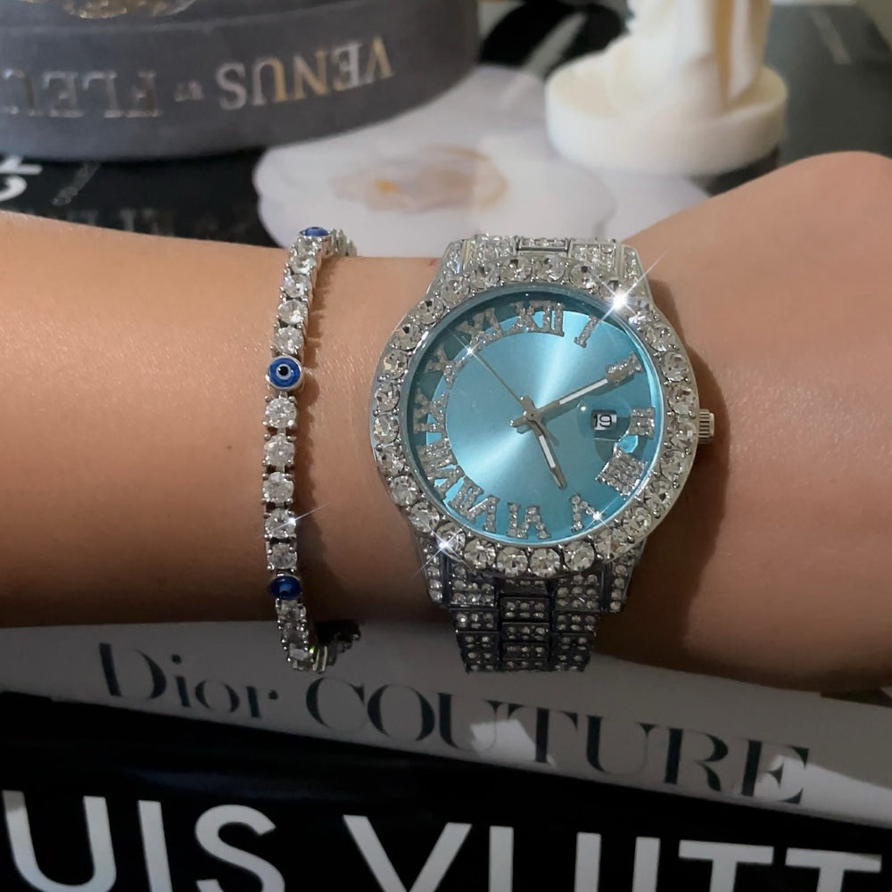 Blue Classic Diamond Watch