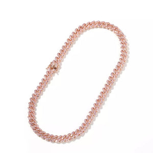 Baby Pink Cuban Link Choker