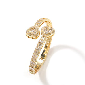 Royalty Iced Heart Bracelet