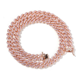 Baby Pink Cuban Link Choker