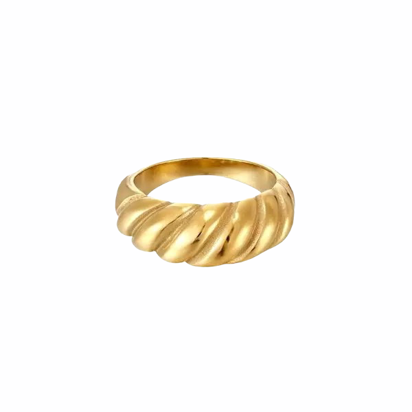 Gold Braided Ring