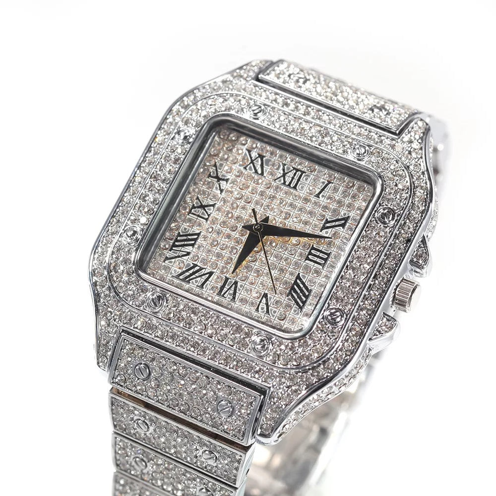 
            
                Load image into Gallery viewer, Diamond Square Watch
            
        