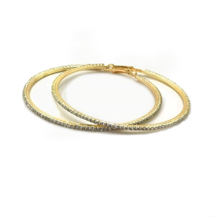 Diamonté Hoops