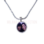 Memory Pendant Tennis Necklace