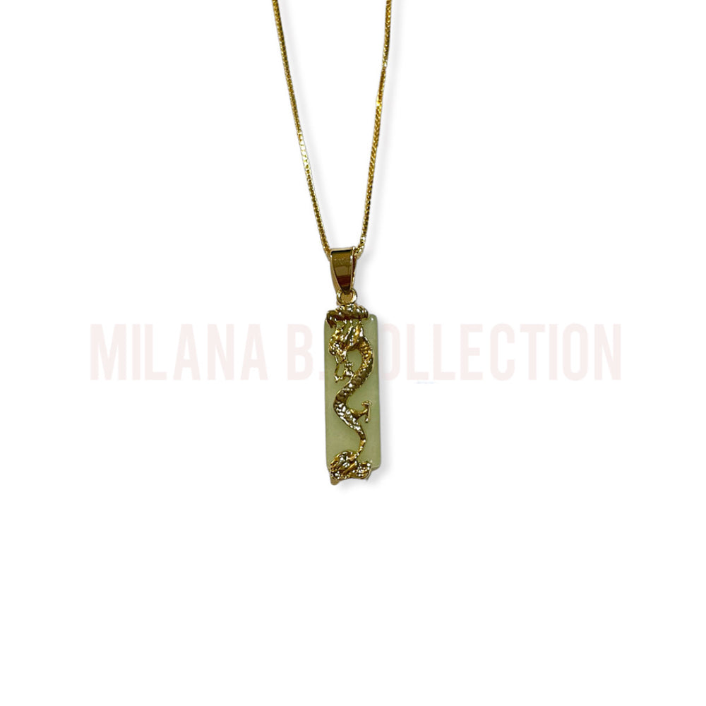 Dragon Jade Pendant Necklace