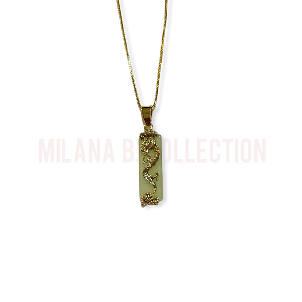 
            
                Load image into Gallery viewer, Dragon Jade Pendant Necklace
            
        