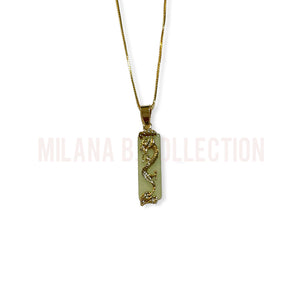 Dragon Jade Pendant Necklace