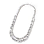 Double Icy Tennis Necklace