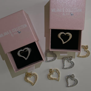 Icy Heart Cut Ring