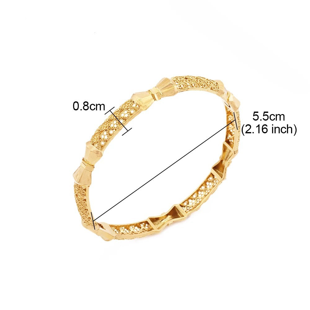 Royal Gold Ava Bangle