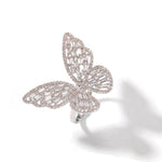 Icy Butterfly Ring