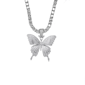 Icy Butterfly Necklace II