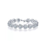 Icy Heart Bracelet