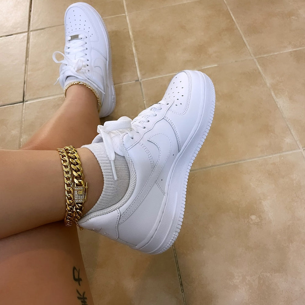 Classic Gold Cuban Link Anklet