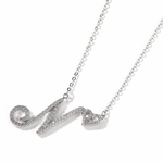 Dainty Initial Heart Necklace