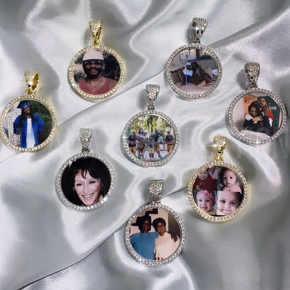 Memory Pendant Tennis Necklace