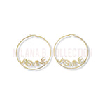 Nameplate Hoops