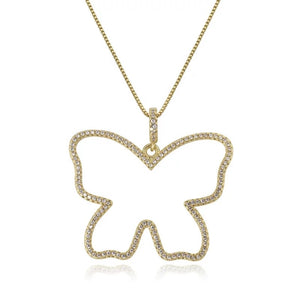 Butterfly Frame Necklace