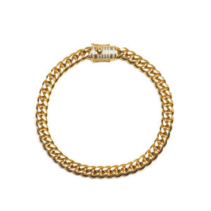 Classic Gold Cuban Link Anklet