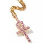 Regular Pink Ankh Necklace