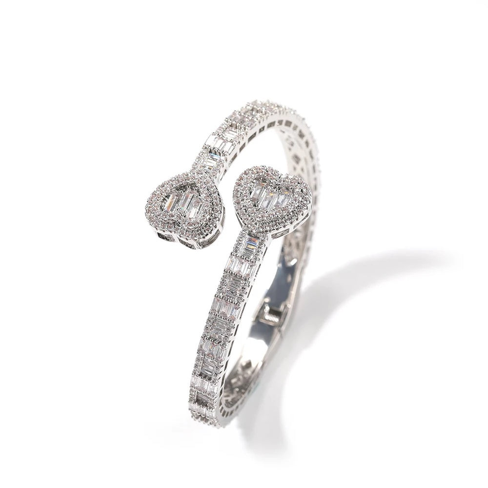 Royalty Iced Heart Bracelet
