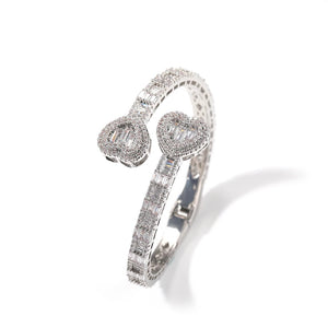 Royalty Iced Heart Bracelet
