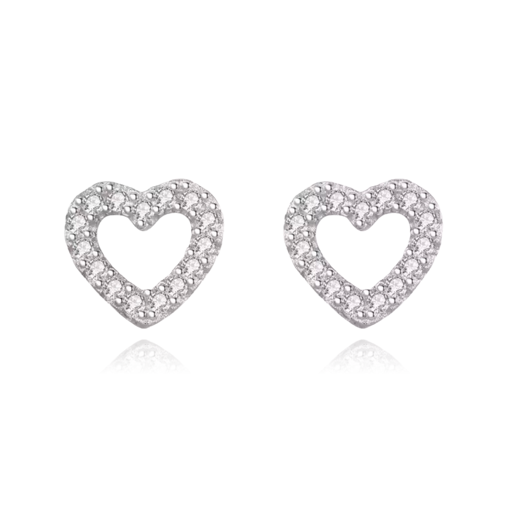 
            
                Load image into Gallery viewer, Icy Heart Stud
            
        