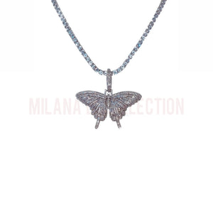 Icy Butterfly Necklace