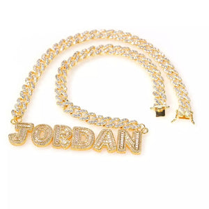 Keaira Nameplate Cuban Link | Gold