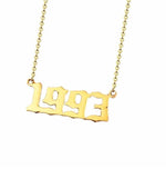 Birth Year Necklace