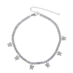 Icy Butterfly Choker | Silver