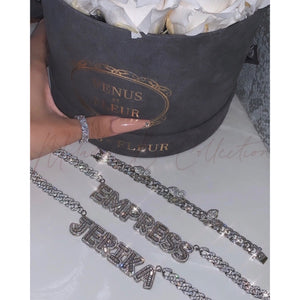 Keaira Nameplate Cuban Link | Silver