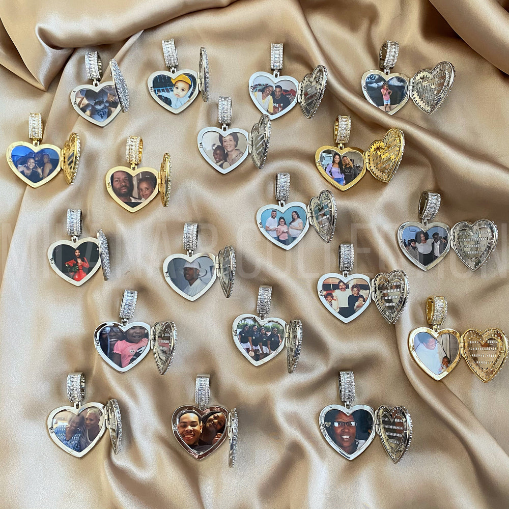 Custom Heart Locket Necklace